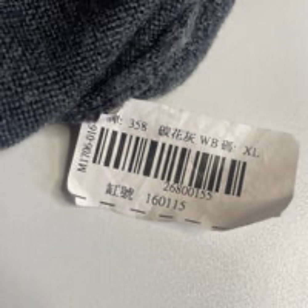 Tricoats St Raphael gray long sleeve round neck sweater size extra large - Picture 6 of 8